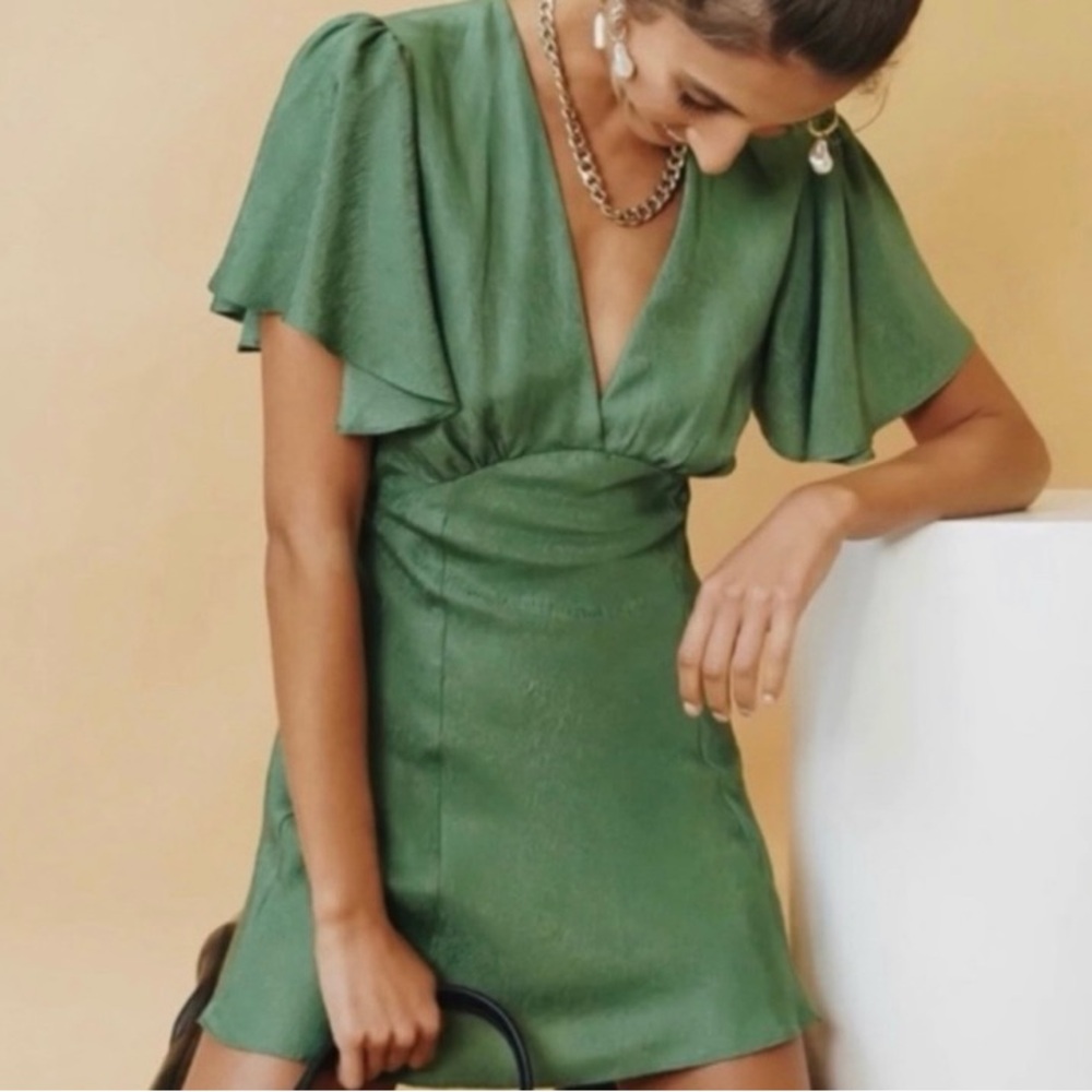VRG GRL All the way bias cut mini dress size 4